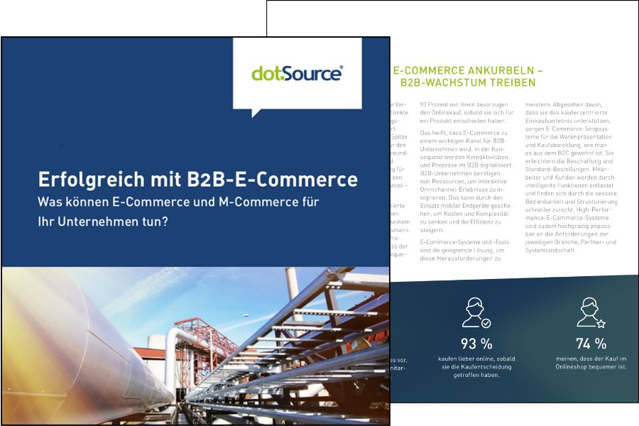 Updated white paper: »E-Commerce Potential in B2B – What can e-commerce and m-commerce do for your business?«